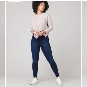 SPANX Jean-ish Blue Ankle Leggings